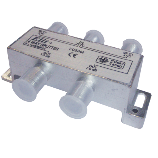 RAZDELNIK TV 1 ULAZ - 4 IZLAZA 5-1000MHz spliter