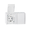 UTIČNICA OG DVOPOLNA DUP. IP44 16A 250V 242 ALING - 1