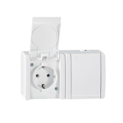 UTIČNICA OG DVOPOLNA DUP. IP44 16A 250V 242 ALING