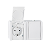 UTIČNICA OG DVOPOLNA DUP. IP44 16A 250V 242 ALING - 2