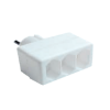 RAZVODNIK GZB01/3A EURO TROSTRUKI  7,5A/1725W, BELI - 1