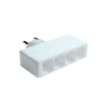 RAZVODNIK GZB01/4A EURO ČETVOROSTRUKI  10A/2300W, BELI - 1