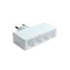 RAZVODNIK GZB01/4A EURO ČETVOROSTRUKI  10A/2300W, BELI - 2