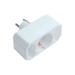 RAZVODNIK GZB01/01-2A TROSTRUKI  2EURO+1ŠUKO 16A/3680W , BELI