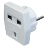 UTIKAČ SA AMERIČKOG NA EURO PRIKLJUČAK AC 250V - 2