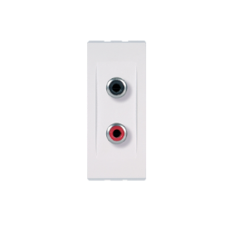 MODUL AUDIO PRIK.RCA DVOSTRUKA 1M BELA ( AUDIO-VIDEO) ALING