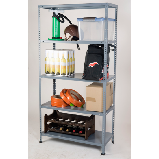 METALNA POLICA SIVA 180x90x30  BRICOL 30 plavi program :)
