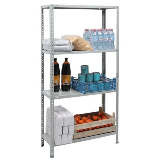POLICA METALNA 150X75X30CM SA 4 NIVOA