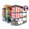 POLICA METALNA STOC450 4N 200X200X70 TAMNO SIVA EB 15 - 2