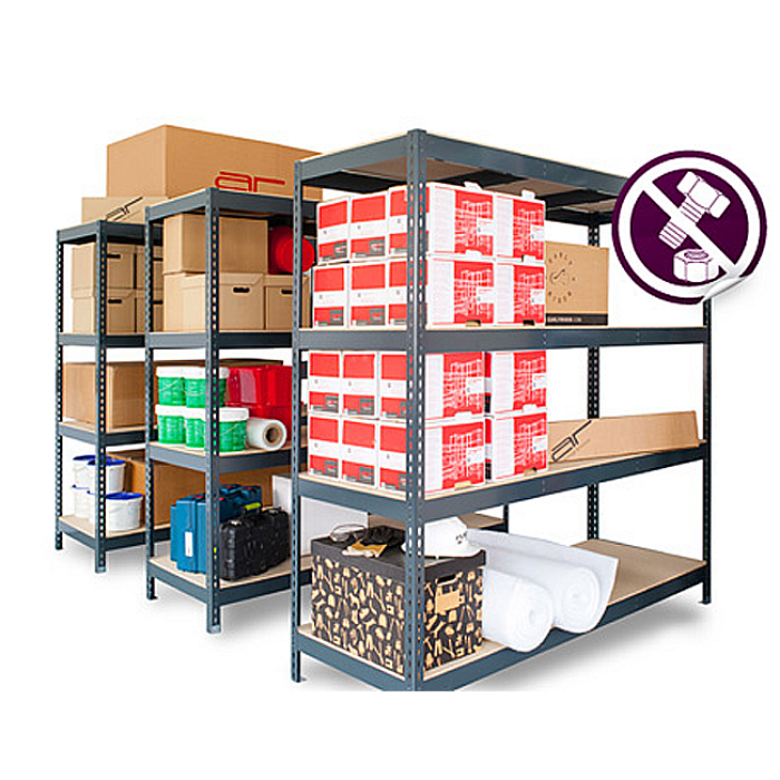POLICA METALNA STOC450 4N 200X200X70 TAMNO SIVA EB 15