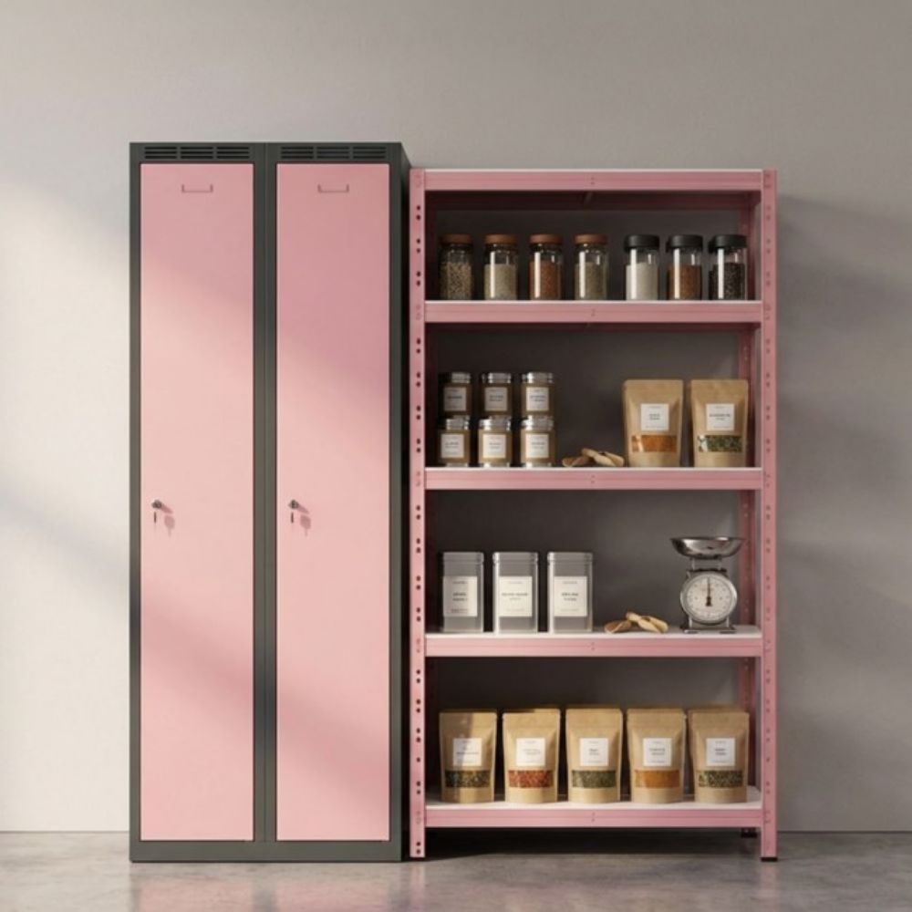 POLICA PINK 180X90X40cm 5 POLICA MDF