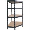 POLICA METALNA UGAONA  ČAURA KAČENJE 4 NIVOA MDF 180x90x90x45 - 3