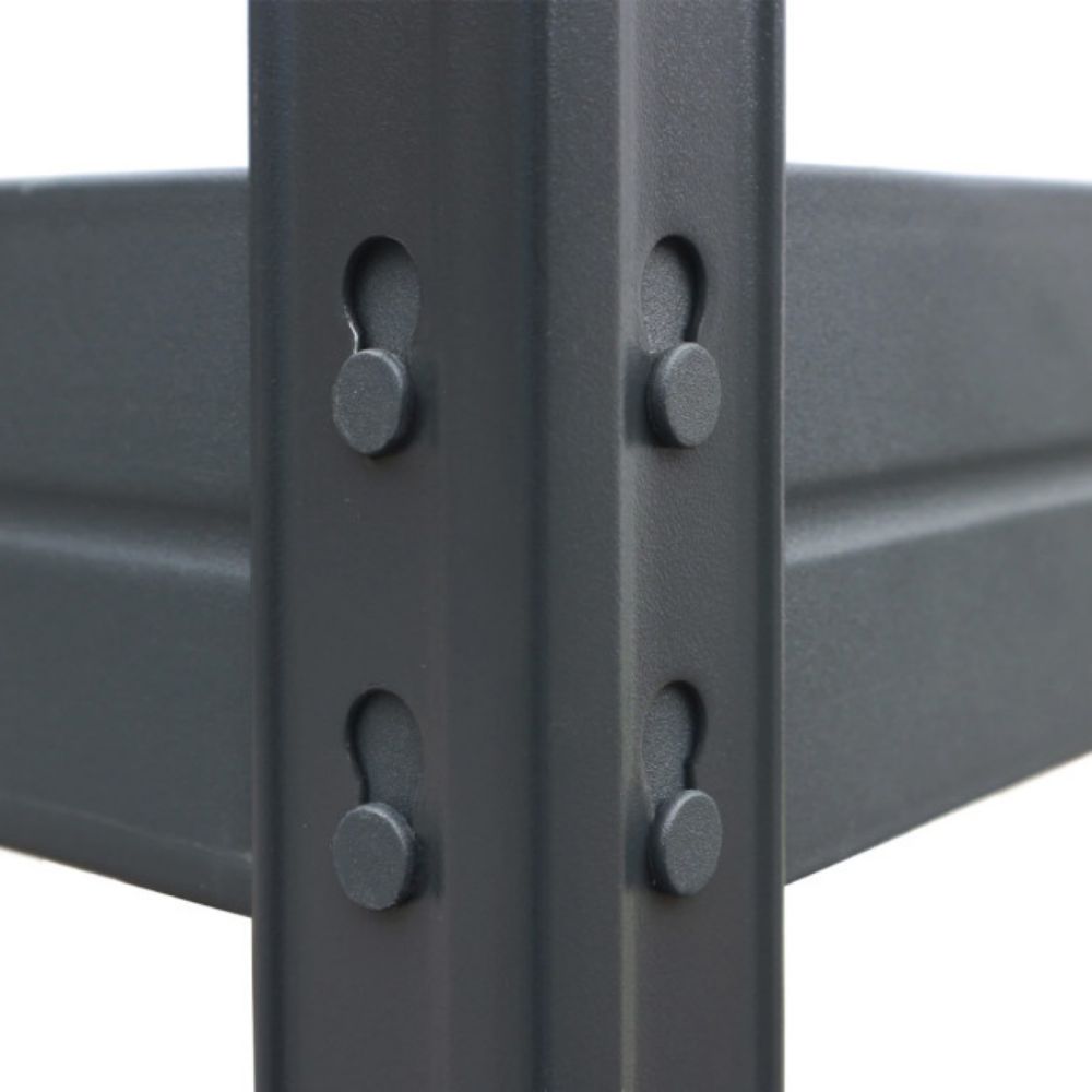 POLICA METALNA UGAONA  ČAURA KAČENJE 4 NIVOA MDF 180x90x90x45