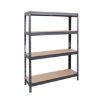 POLICA METALNA 180x120x45cm 4 POLICE MDF Rivet L - 2