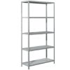 POLICA METALNA SIVA 177x75x30CM - 1