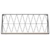 ZIDNA POLICA CRNA 47,9X12,5X20CM METAL/MDF - 6
