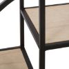 POLICA ZIDNA OKRUGLA  78CM MET/MDF - 3