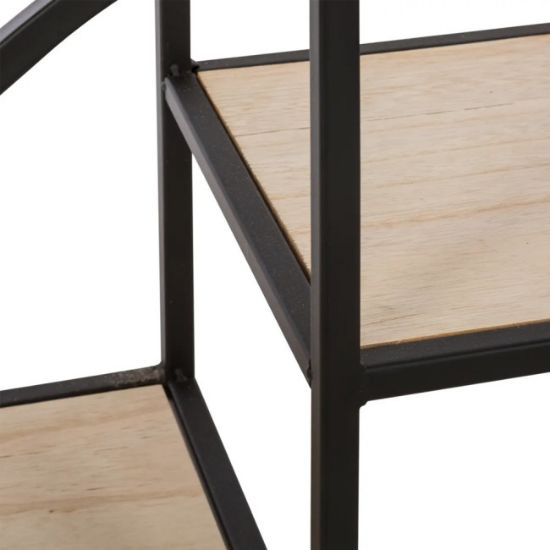 POLICA ZIDNA OKRUGLA  78CM MET/MDF