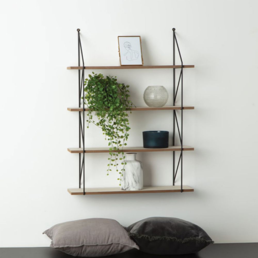 POLICA ZIDNA IRIS 60X80 MET/MDF