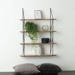 POLICA ZIDNA IRIS 60X80 MET/MDF