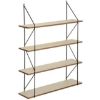 POLICA ZIDNA IRIS 60X80 MET/MDF - 3