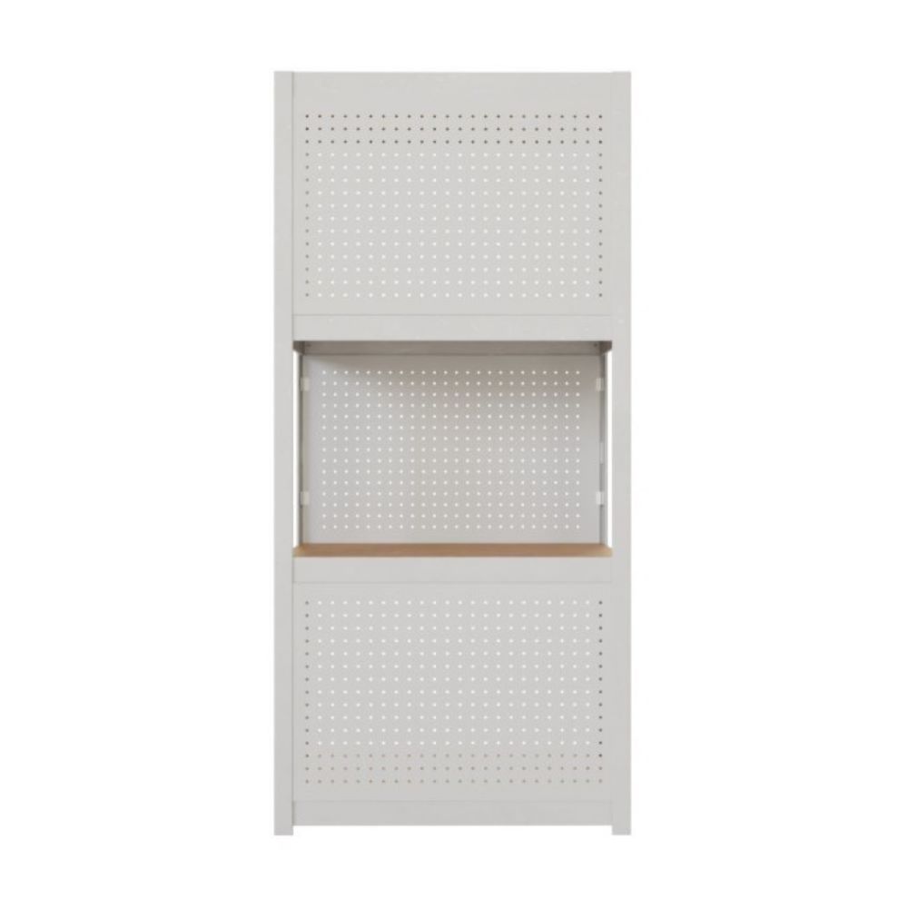LEĐA PERFORIRANA POLICE M STYLE 42.7x67.7cm BELA