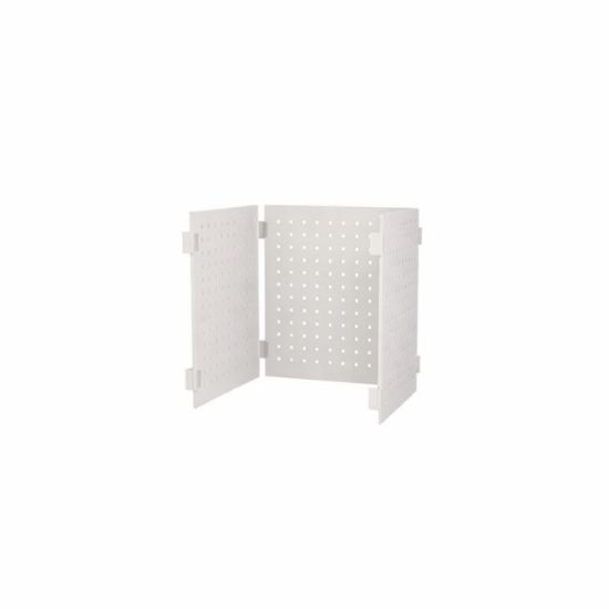 LEĐA PERFORIRANA POLICE S STYLE 42.7x37.7cm BELA