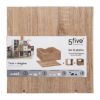 POLICA SA FIOKOM 31X15X31CM DRVO NATURAL- JJA-SISTEMSKE - 3