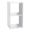 STALAK SA 2 POLICE 34,5X32X67,6CM DRVO BELA- JJA-SISTEMSKE - 1