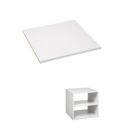 Slika POLICA 31X31X1,2 DRVO BELA- JJA-SISTEMSKE