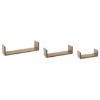 POLICA ZIDNA 3 KOM 22X10X7, 32X10X8,5, 42X10X10 MDF NATURAL- JJA - 1