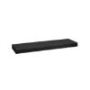 POLICA ZIDNA 60X23,5X3,8 CM MDF/DRVO CRNA- JJA - 1