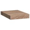 POLICA ZIDNA 23,5X23,5X3,8CM MDF/DRVO NATURAL- JJA - 1