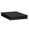 POLICA ZIDNA 23,5X23,5X3,8CM MDF/DRVO CRNA- JJA - 1
