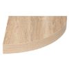 ZIDNA UGAONA POLICA FIXY 25X25X3,8CM MDF NATUR - 1