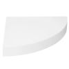 ZIDNA UGAONA POLICA FIXY 25X25X3,8CM MDF BELA - 1