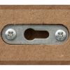 ZIDNA UGAONA POLICA FIXY 25X25X3,8CM MDF BELA - 3