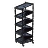 POLICA ZA OBUĆU ZIP 10 CRNA 36X30X94cm PVC - 1