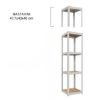 POLICA STYLE S NASTAVAK 47.7x40x40cm 1x70Kg BELA - 1