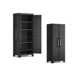 ORMAN VISOKI DETROIT CRNI 65X45X182CM
