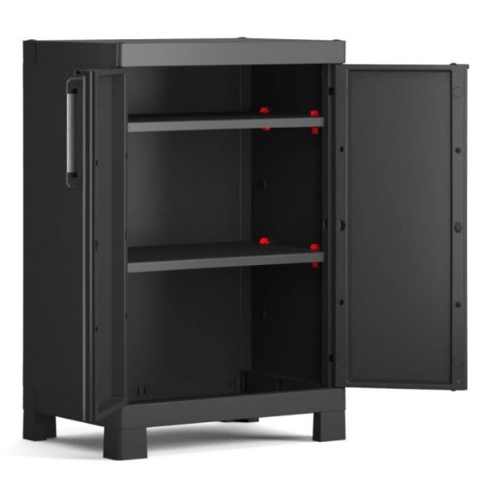 ORMAN NISKI DETROIT CRNI 65X45X97CM
