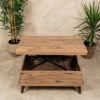 STO MULTIFUNKCIONALNI SKLOPIVI BRAON 60X90/120X90CM - 3