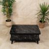 STO MULTIFUNKCIONALNI SKLOPIVI CRNI MERMER 60X90/120X90CM - 2