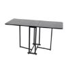 STO SKLOPIVI CRNI MERMER 65X140X75CM - 1