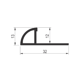 LAJSNA AL. ZA KERAMIKU GER H=12mm