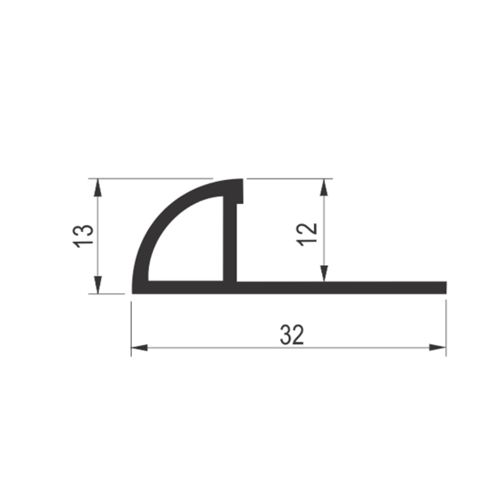 LAJSNA AL. ZA KERAMIKU GER H=12mm