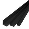 LAJSNA PVC UGAONA CRNA 35X35MM, 260CM - 1