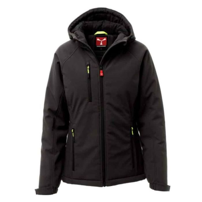 ZIMSKA SOFTSHELL JAKNA PAYPER GALE PAD  KAPULJAČA CRNE BOJE L