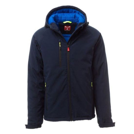 ZIMSKA SOFTSHELL JAKNA PAYPER GALE PAD  KAPULJAČA TEGET BOJE XL