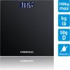 VAGA TELESNA DIGITALNA 28x28x2.2CM CRNA - 2